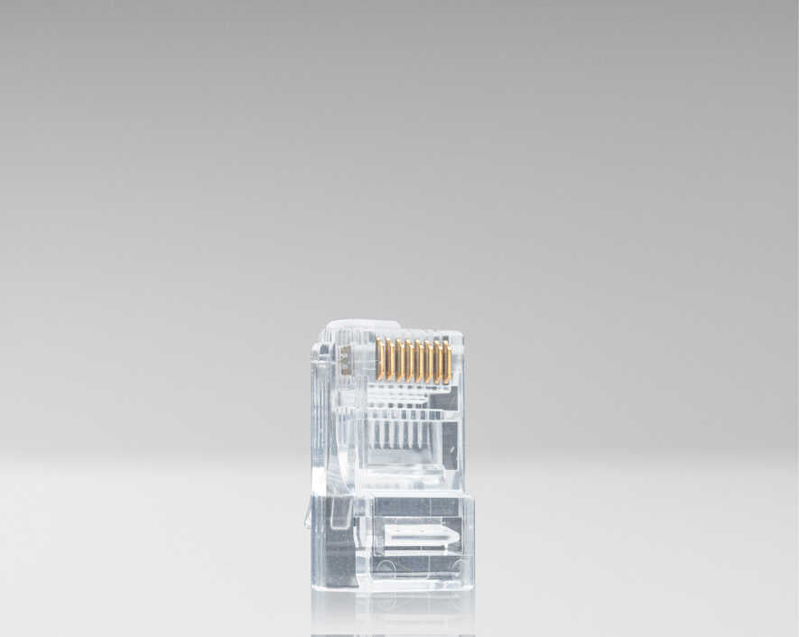CAT5e RJ45 Pass-Through Connectors (Pack of 100) | RJ45-5100 - Cable Connection & Supply