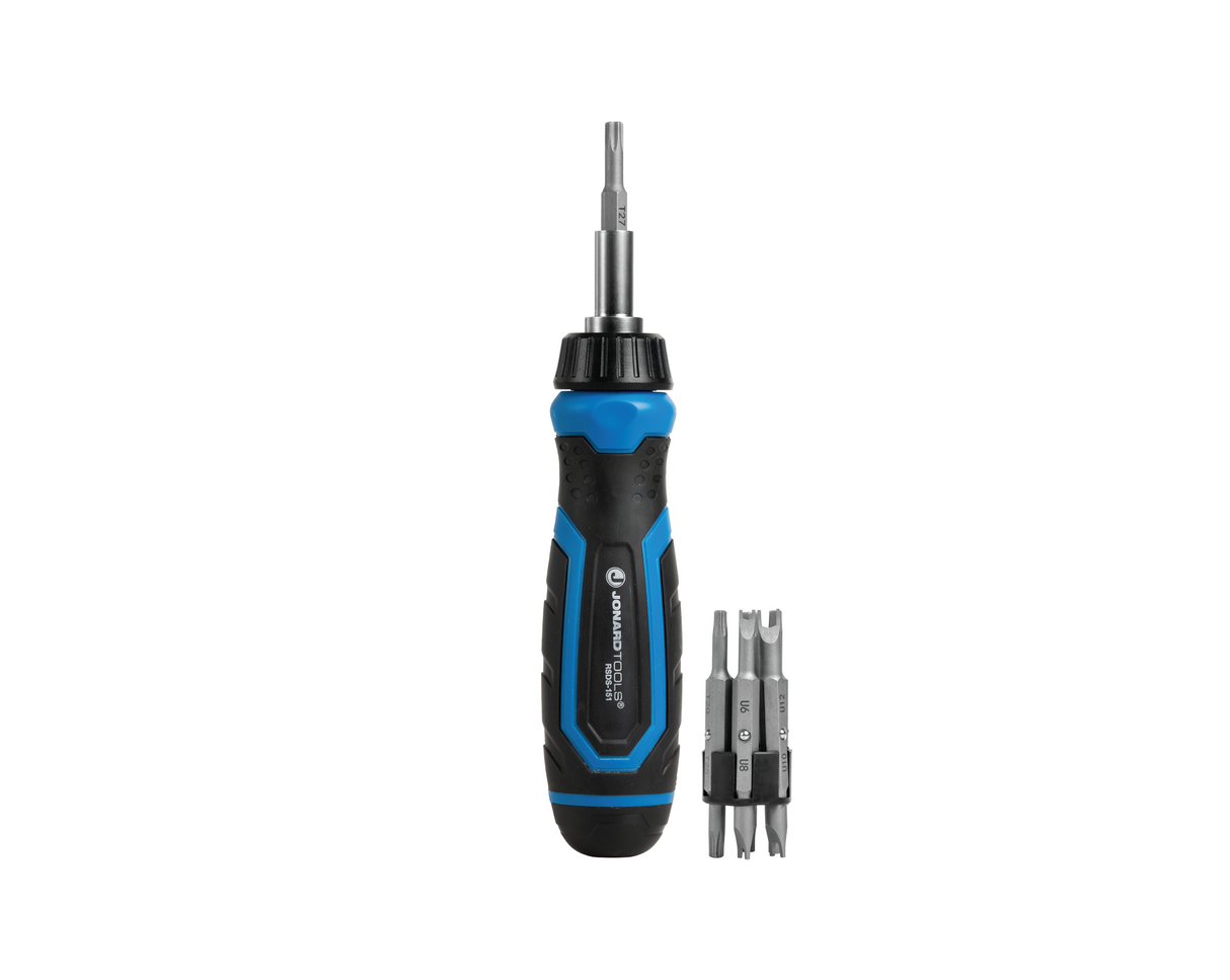 15-in-1 Ratcheting Screwdriver with Security Bits | RSDS-151 - Cable Connection & Supply