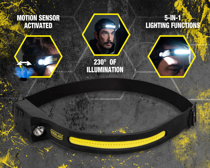 Solis™ Rechargeable LED Flex Headlight | SOL-H1 - Cable Connection & Supply