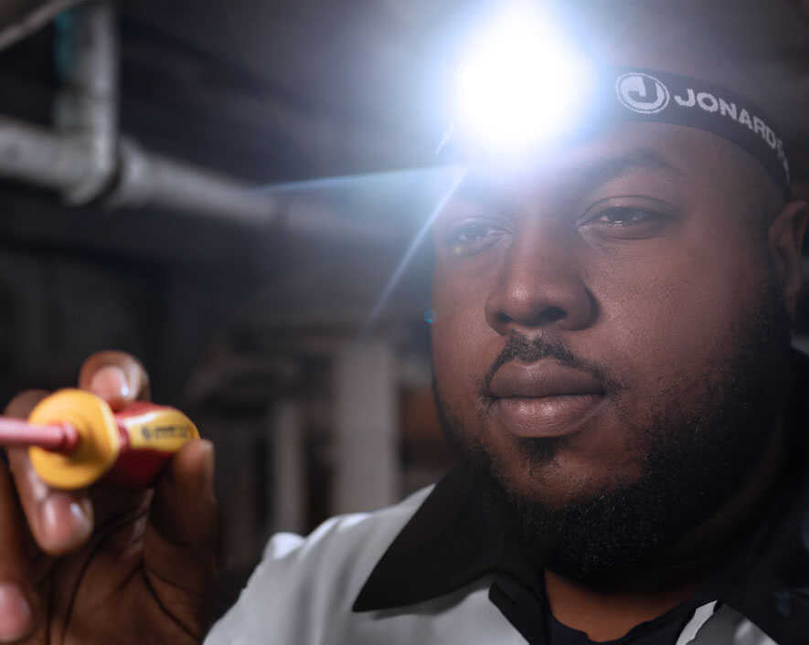 Solis™ Ultra Bright Jobsite LED Headlamp | SOL-H2 - Cable Connection & Supply