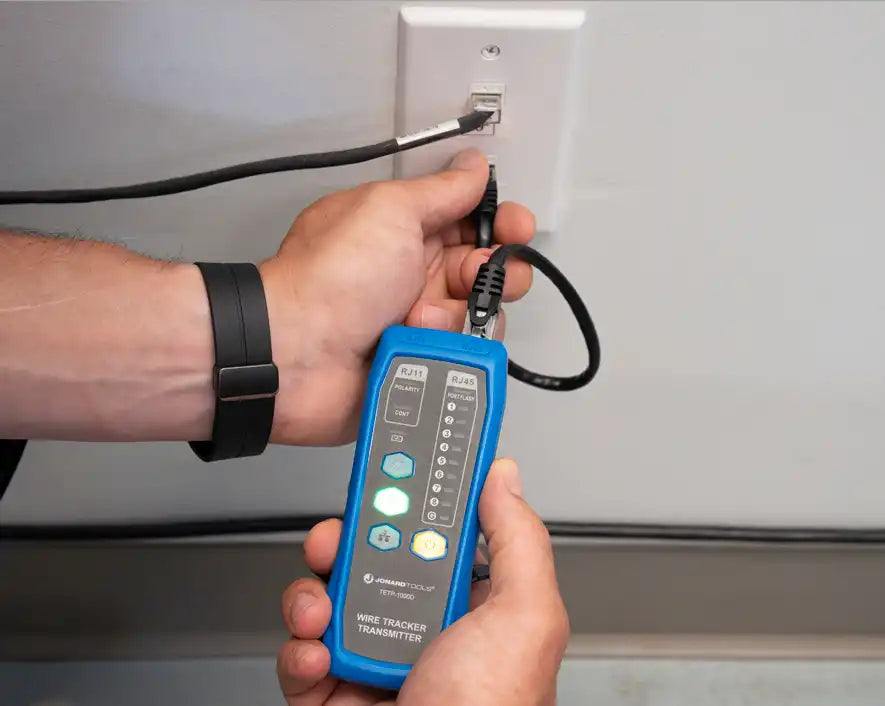 Digital Tone and Probe Set With Rechargeable Battery | TETP-1000D - Cable Connection & Supply