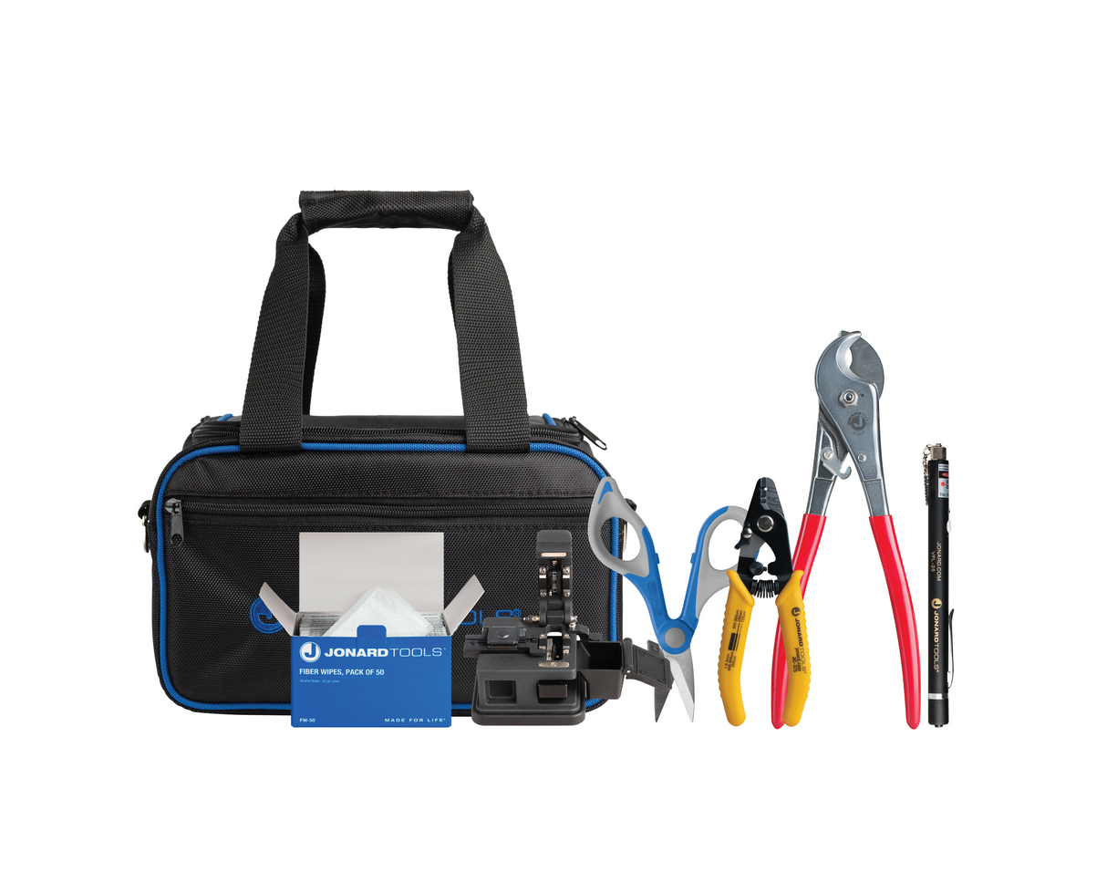 Fiber Optic Connector Clean & Prep Kit+ | TK-184A - Cable Connection & Supply