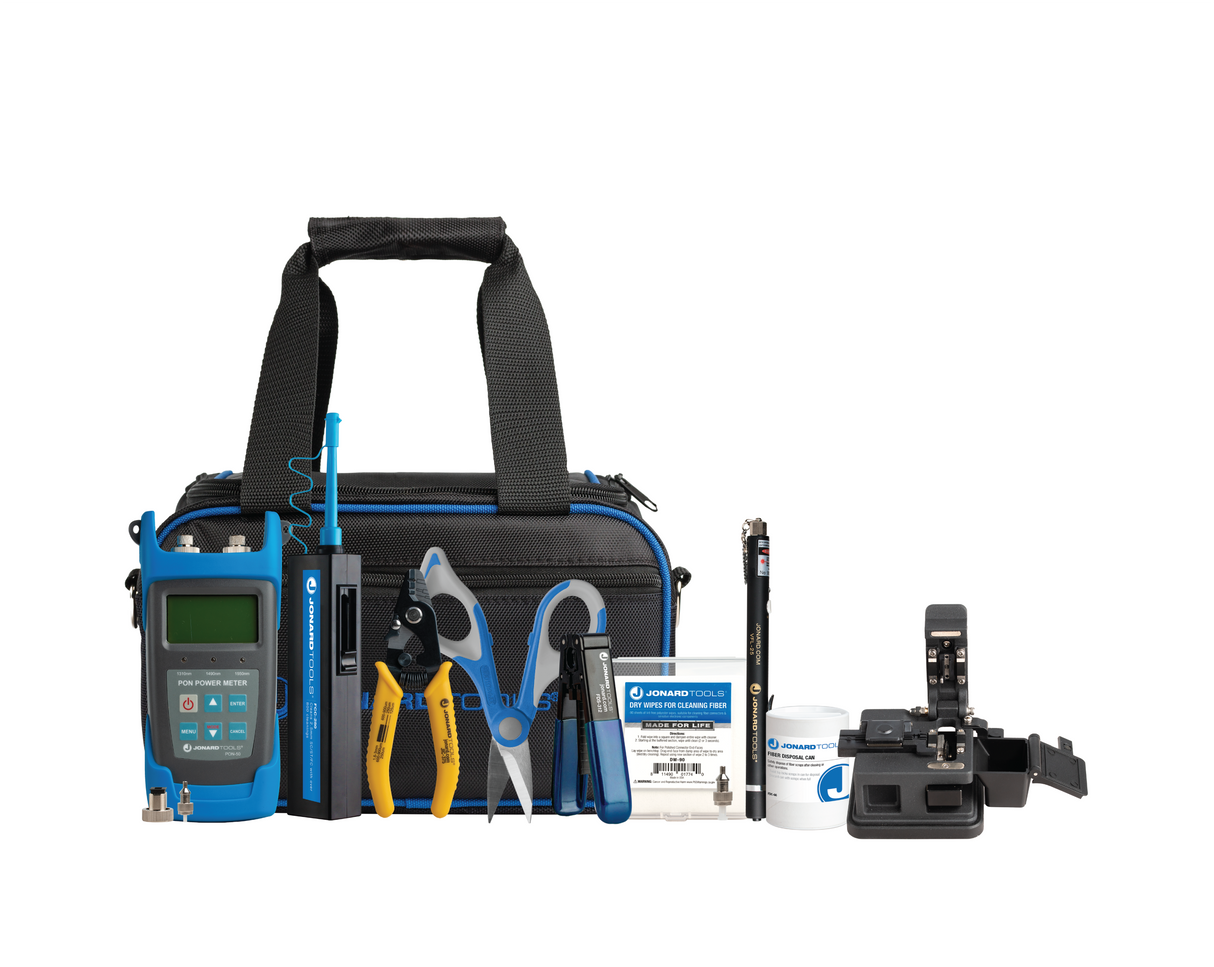 FTTH Prep Kit w/ PON Power Meter | TK-185PON - Cable Connection & Supply
