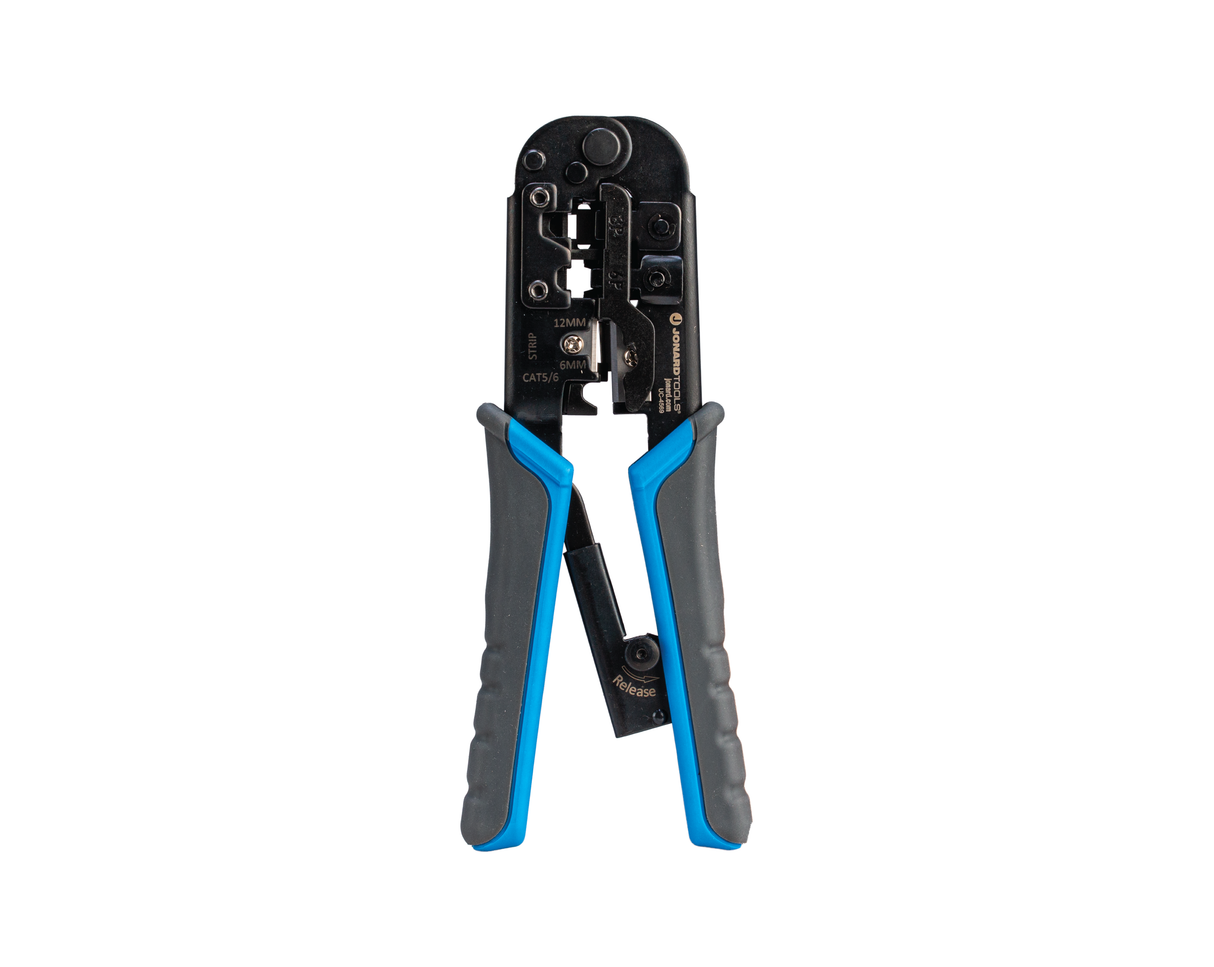6-in-1 Crimping Tool, RJ45 Pass-through & RJ11/12 Modular | UC-4569 - Cable Connection & Supply