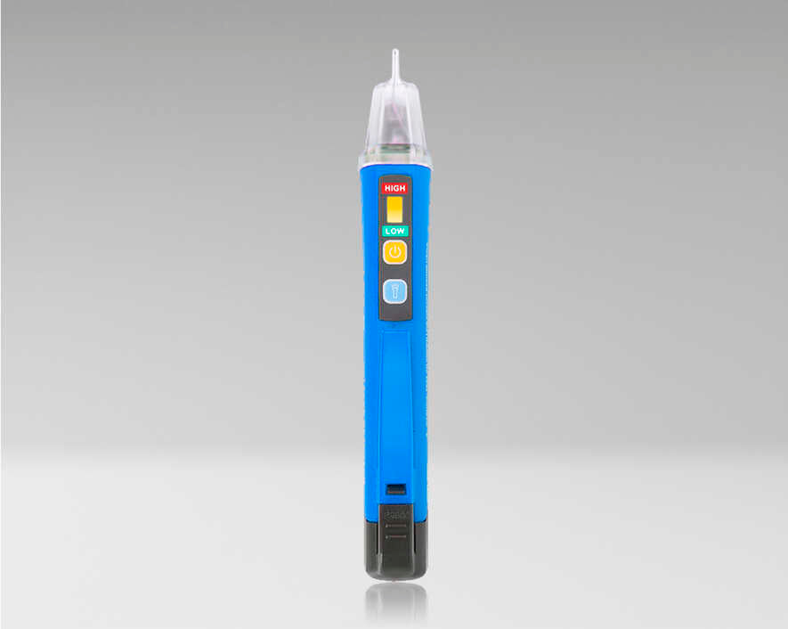 Non-Contact Dual Range Voltage Detector Pen, 24-1000VAC & 90-1000VAC W/LED Flashlight | VT-1100 - Cable Connection & Supply