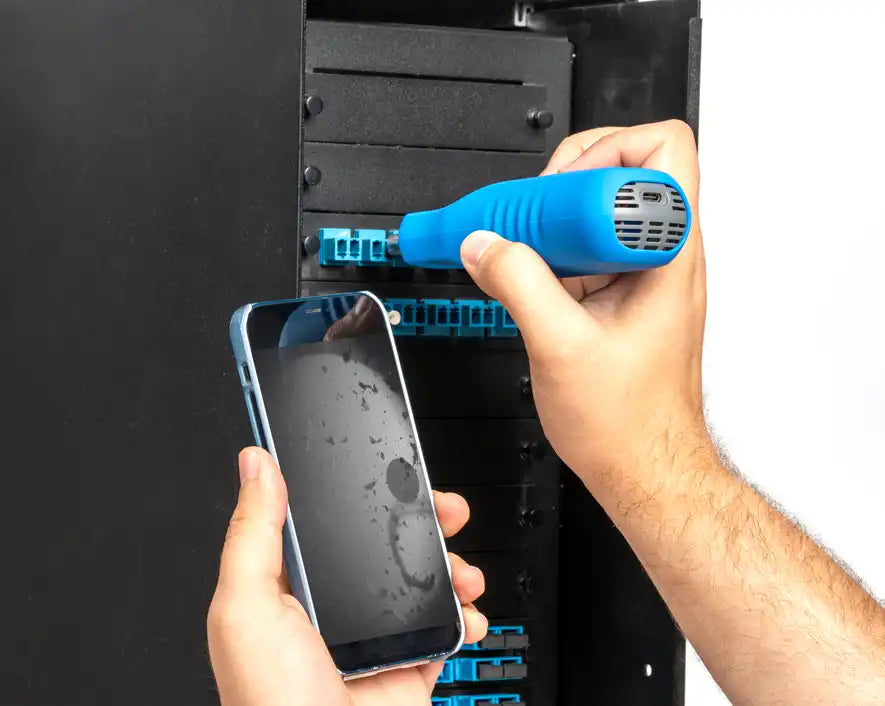 Wireless Fiber Inspection Microscope | WFM-100 - Cable Connection & Supply