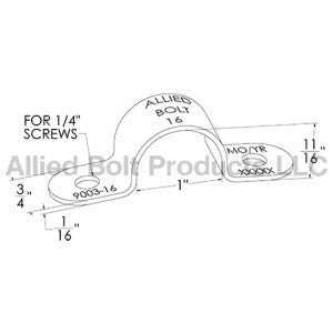 Strap Cable Size 16 For 1 in. Cable (25-Pack) | 9003-16 - Cable Connection & Supply
