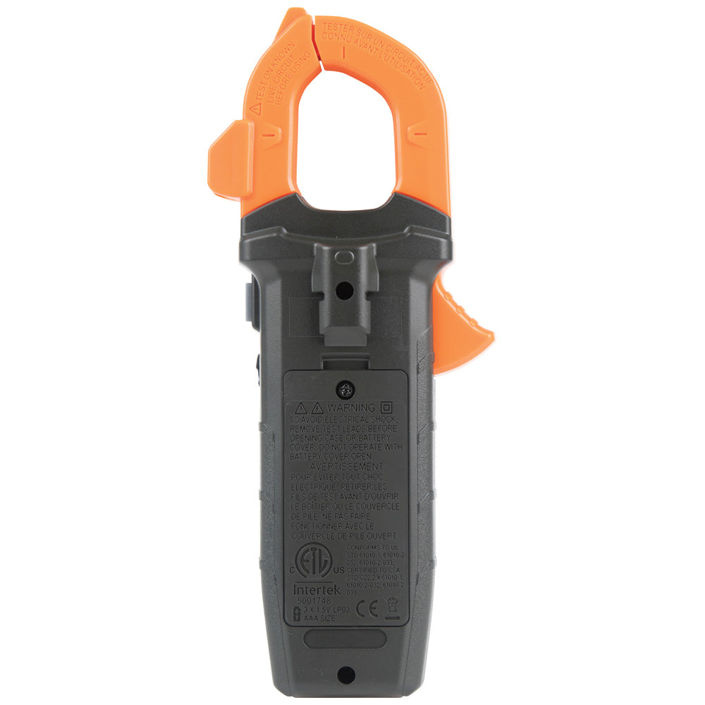 Digital Clamp Meter, AC Auto-Ranging 400 Amp with Temp | CL220 - Cable Connection & Supply