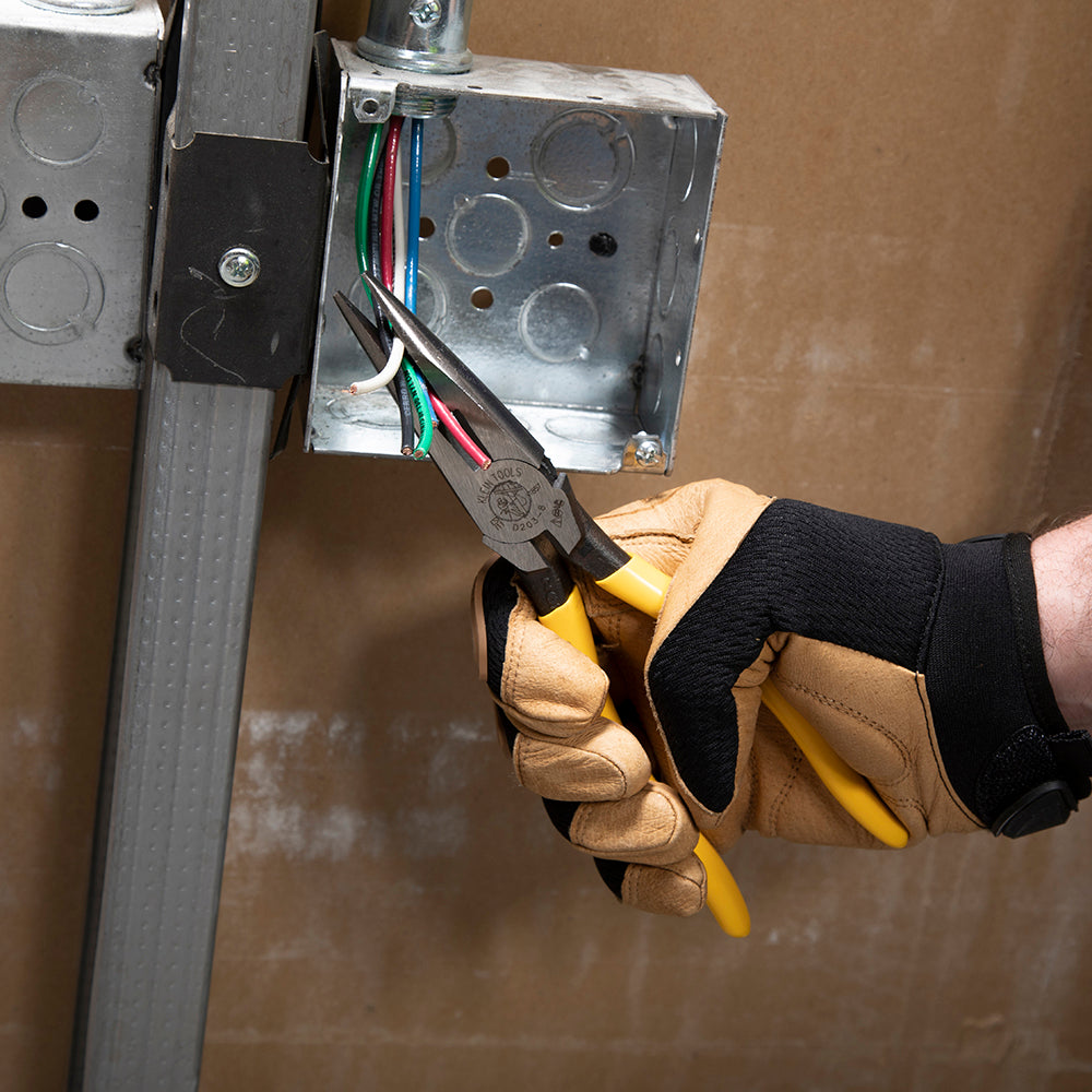 Pliers, Needle Nose Side-Cutters, 8-Inch | D203-8 - Cable Connection & Supply