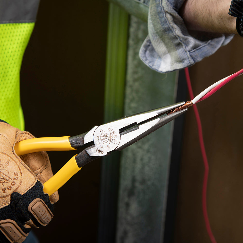 Pliers, Needle Nose Side-Cutters, 8-Inch | D203-8 - Cable Connection & Supply