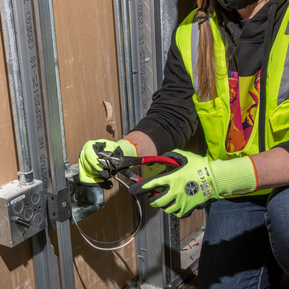 Diagonal Cutting Pliers, High-Leverage, 8-Inch | D228-8 - Cable Connection & Supply