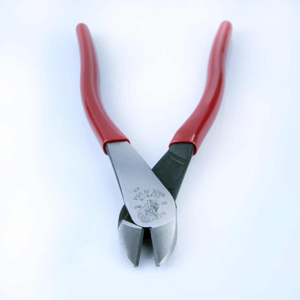 Diagonal Cutting Pliers, Angled Head, Short Jaw, 8-Inch | D248-8 - Cable Connection & Supply
