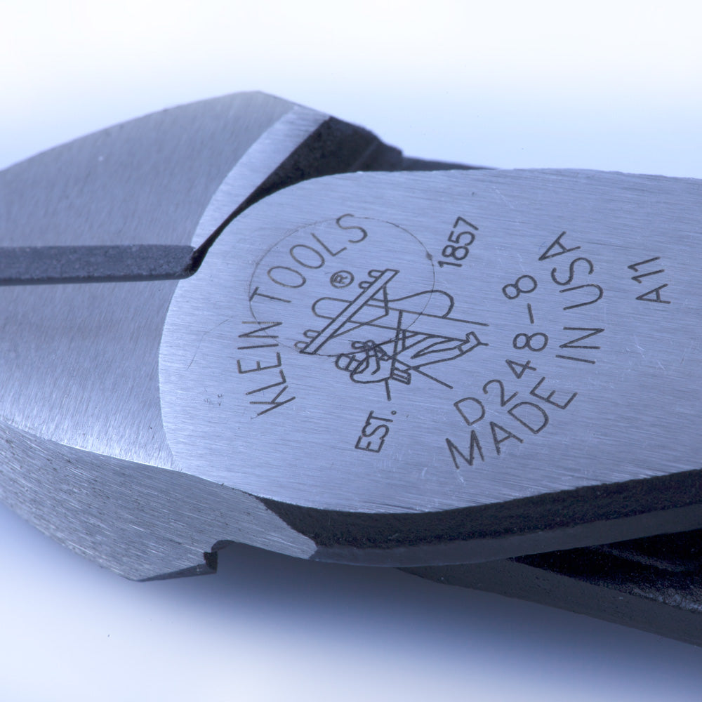 Diagonal Cutting Pliers, Angled Head, Short Jaw, 8-Inch | D248-8 - Cable Connection & Supply