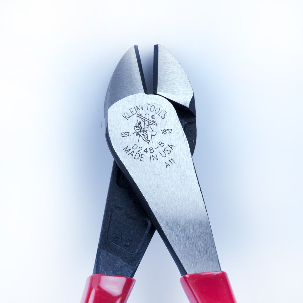 Diagonal Cutting Pliers, Angled Head, Short Jaw, 8-Inch | D248-8 - Cable Connection & Supply