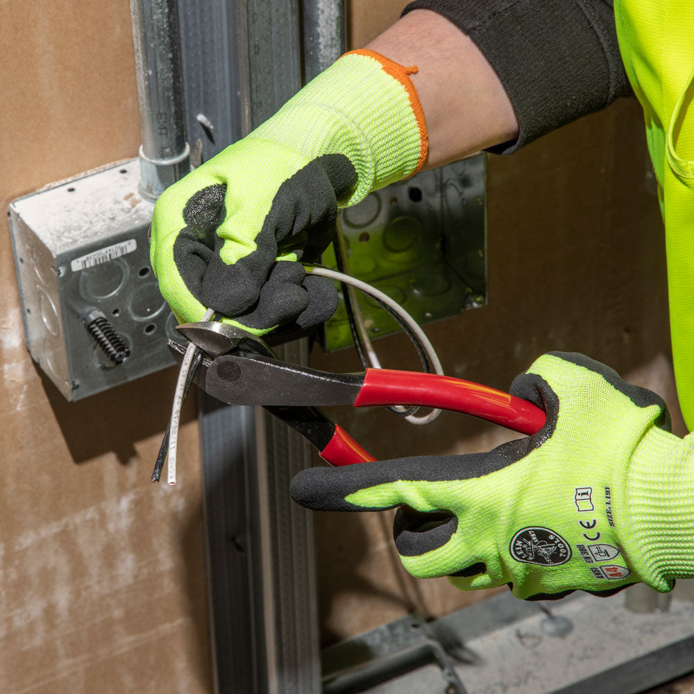 Diagonal Cutting Pliers, Angled Head, Short Jaw, 8-Inch | D248-8 - Cable Connection & Supply