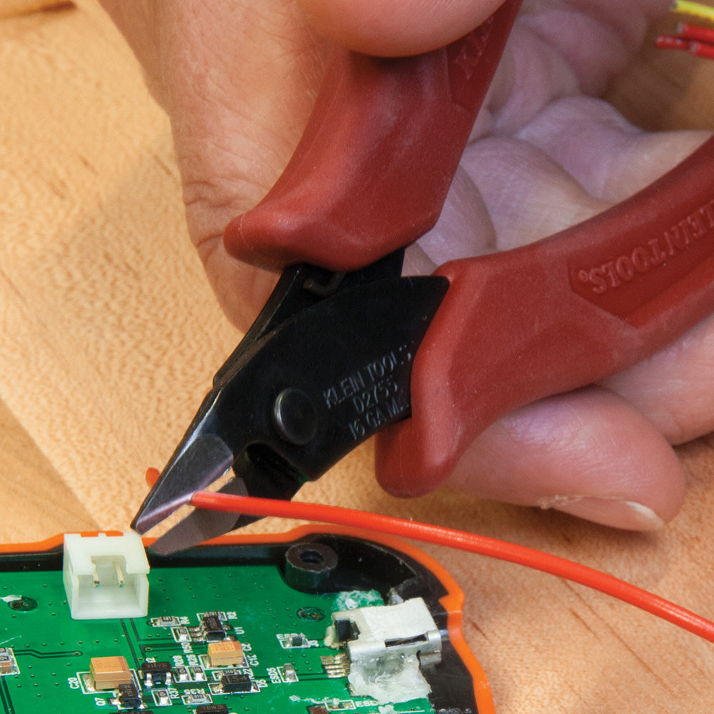 Diagonal Cutting Pliers, Flush Cutter, Lightweight, 5-Inch | D275-5 - Cable Connection & Supply