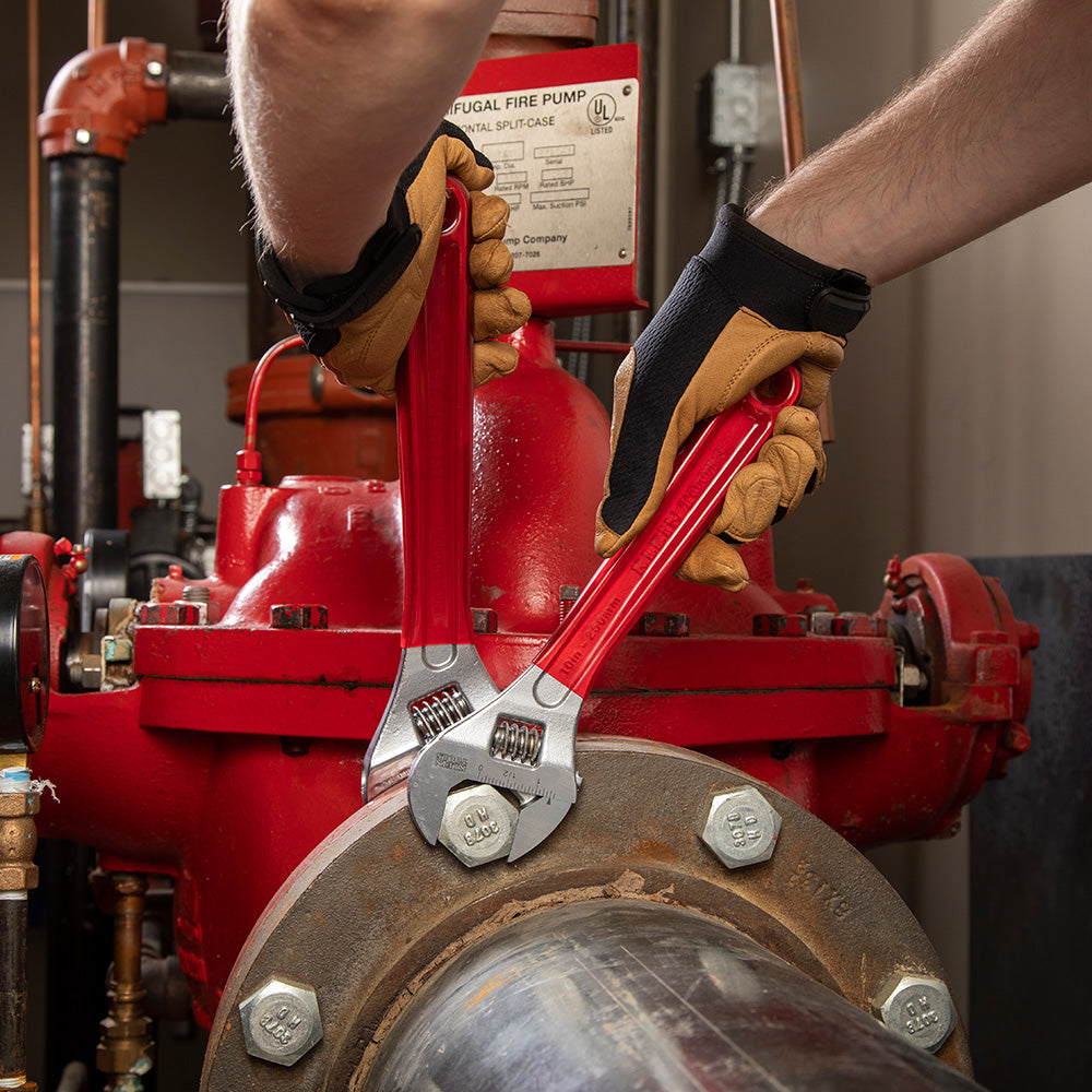 Adjustable Wrench Extra Capacity, 10-Inch | D507-10 - Cable Connection & Supply