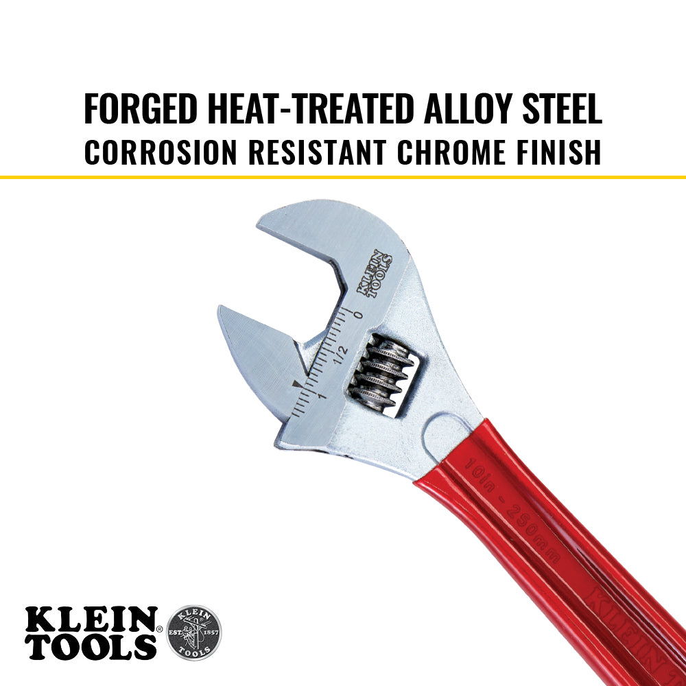Adjustable Wrench Extra Capacity, 10-Inch | D507-10 - Cable Connection & Supply