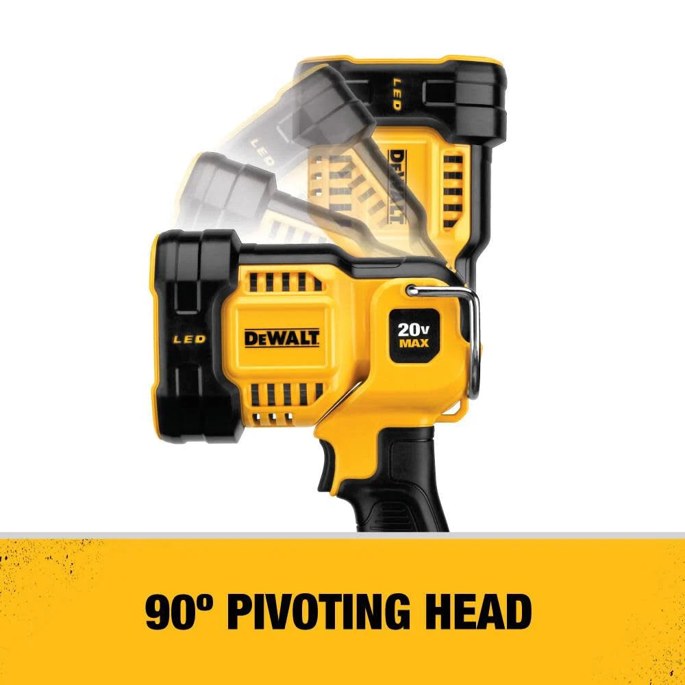 DEWALT 20V Jobsite LED Spotlight (Tool Only) | DCL043 - Cable Connection & Supply