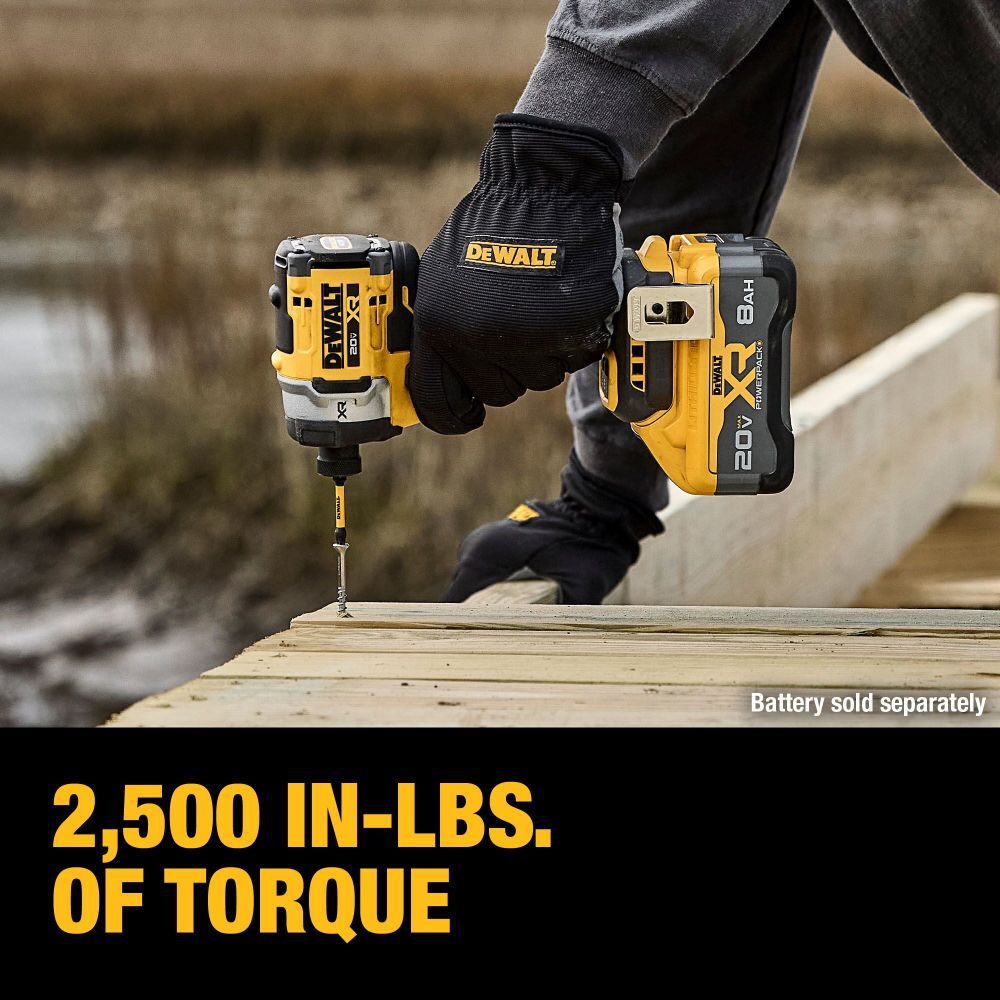 DEWALT 20V MAX XR 3-Speed 1/4 Inch High Torque Impact Driver (Tool Only) | DCF860B - Cable Connection & Supply