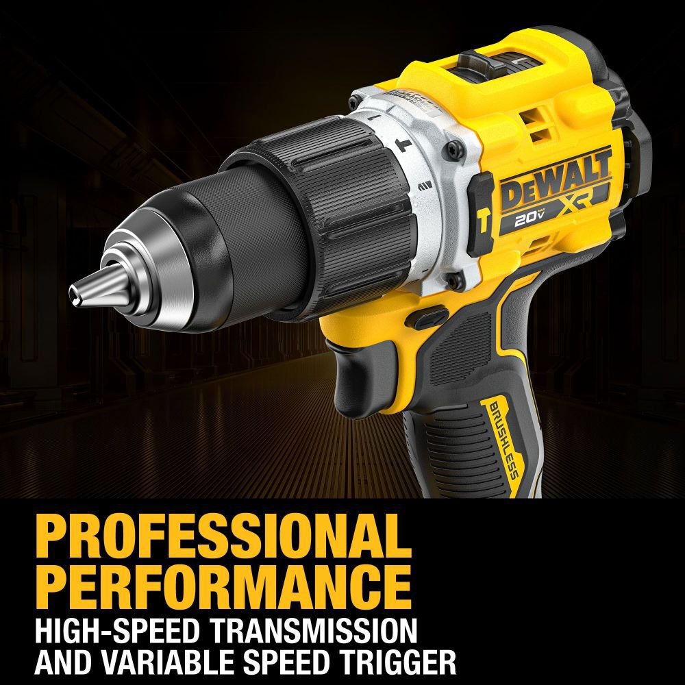 DEWALT 20V MAX XR Brushless Cordless 1/2 Inch Hammer (Tool-Only) | DCD806B - Cable Connection & Supply