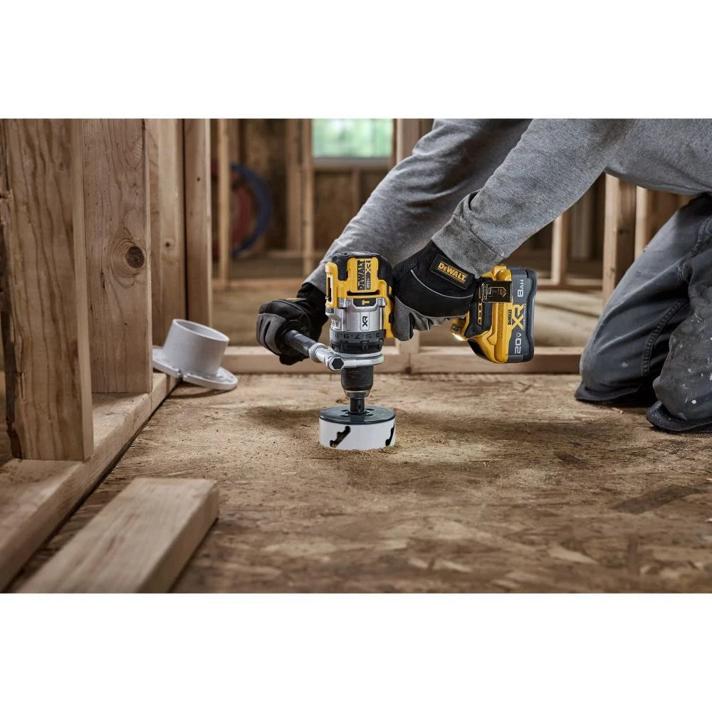 DEWALT 20V MAX XR Brushless Cordless 1/2 Inch Hammer Drill Kit | DCD1007WW1 - Cable Connection & Supply