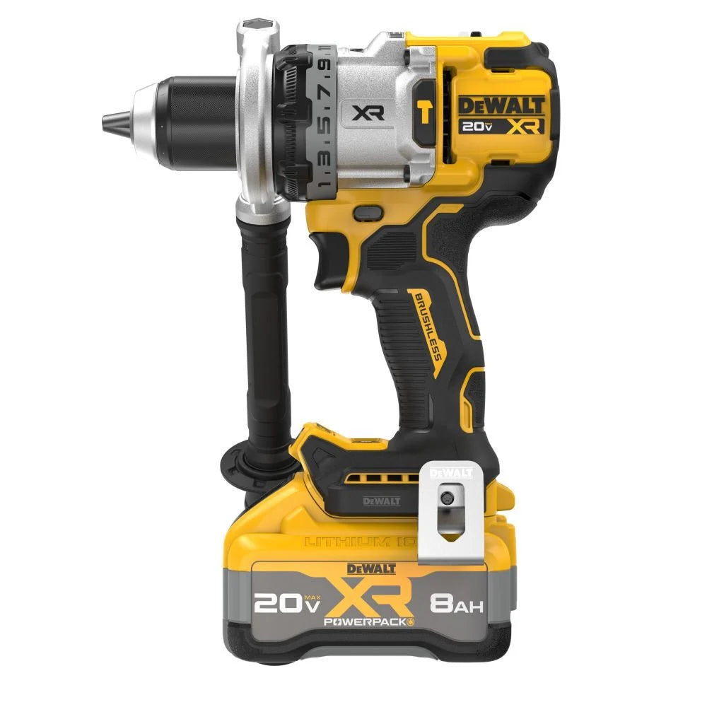 DEWALT 20V MAX XR Brushless Cordless 1/2 Inch Hammer Drill Kit | DCD1007WW1 - Cable Connection & Supply