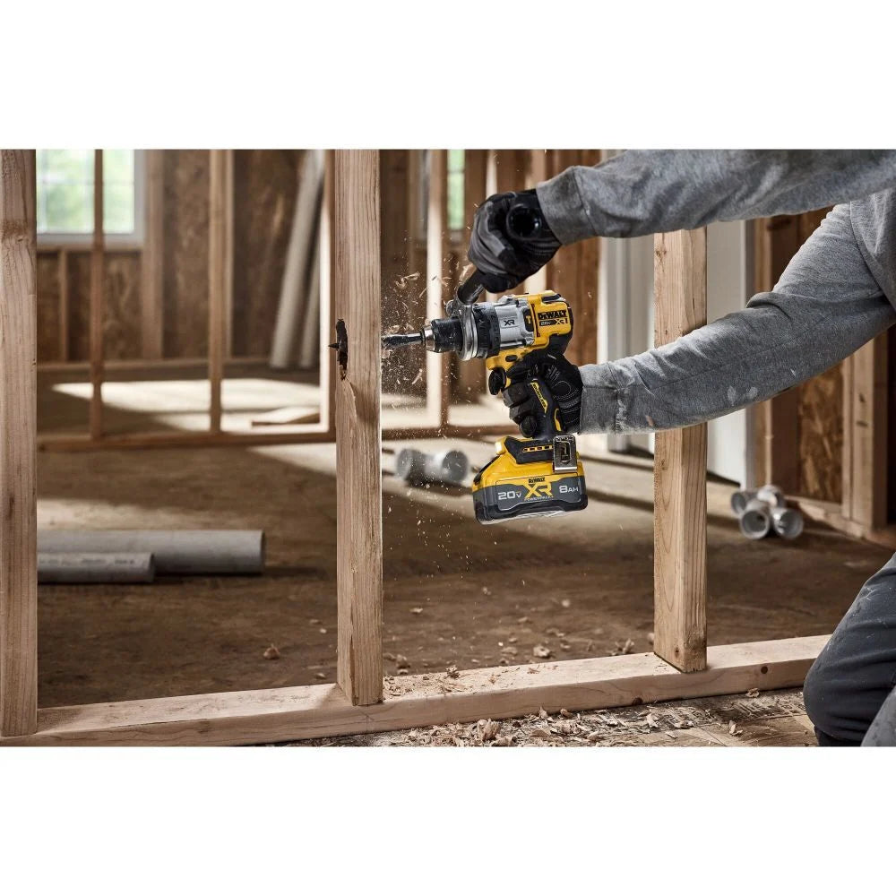 DEWALT 20V MAX XR Brushless Cordless 1/2 Inch Hammer Drill Kit | DCD1007WW1 - Cable Connection & Supply