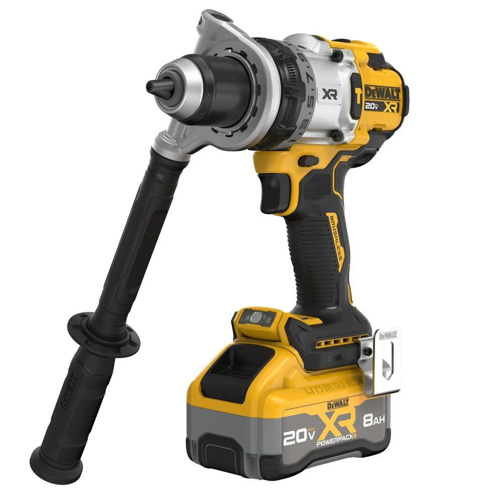 DEWALT 20V MAX XR Brushless Cordless 1/2 Inch Hammer Drill Kit | DCD1007WW1 - Cable Connection & Supply
