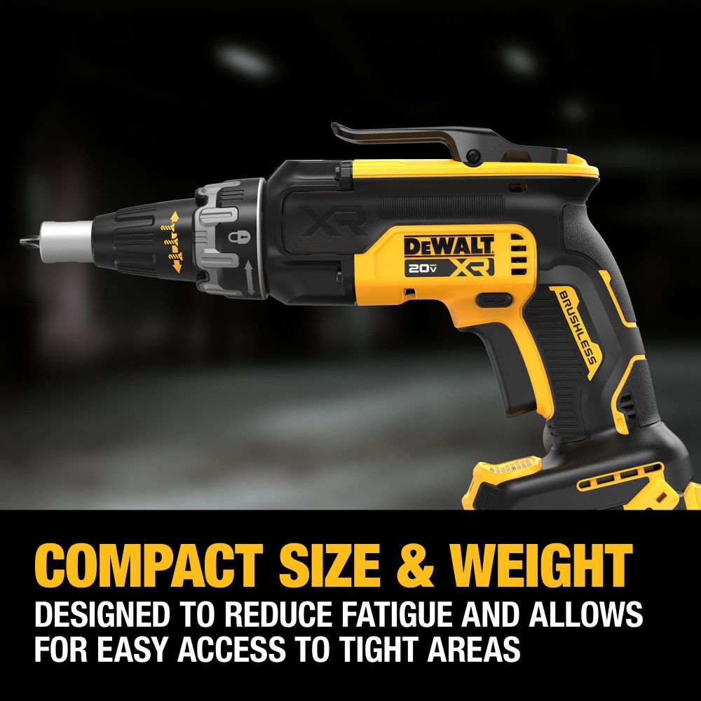 DEWALT 20V MAX XR Drywall Screwgun (Tool Only) | DCF630B - Cable Connection & Supply