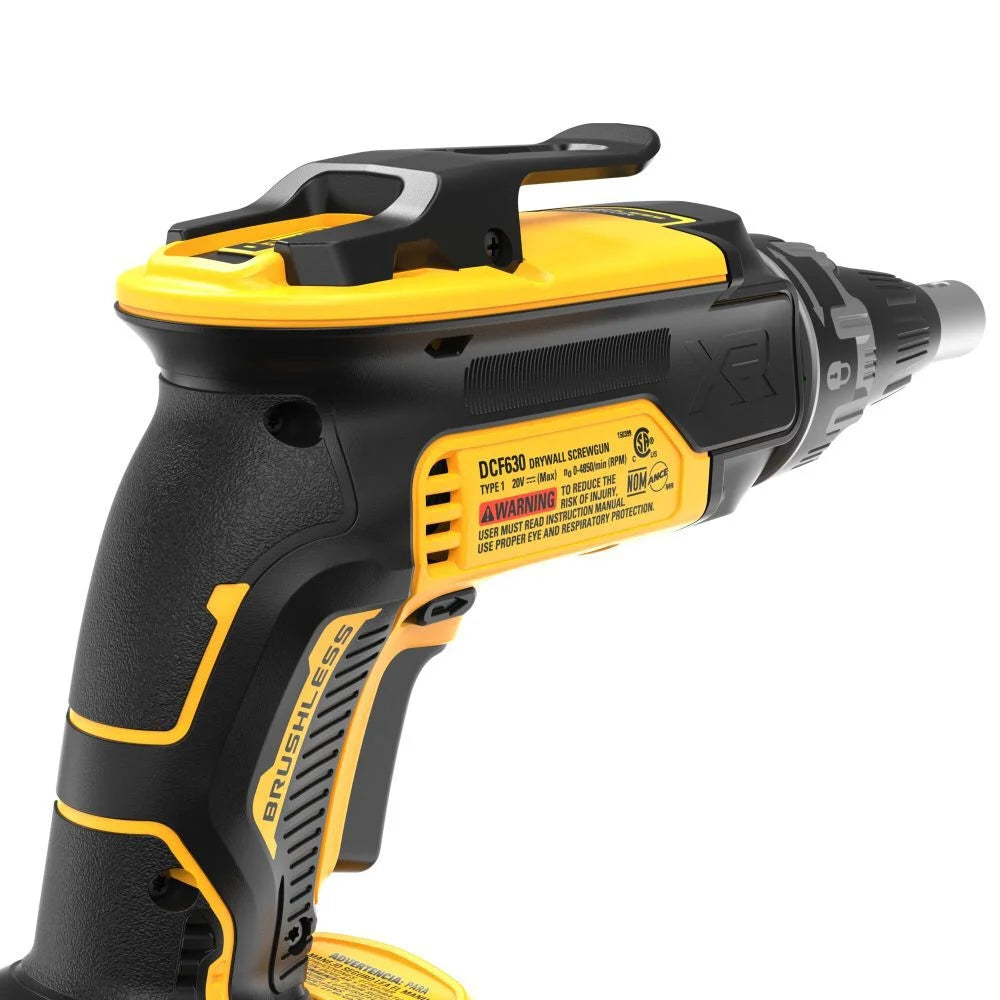 DEWALT 20V MAX XR Drywall Screwgun (Tool Only) | DCF630B - Cable Connection & Supply