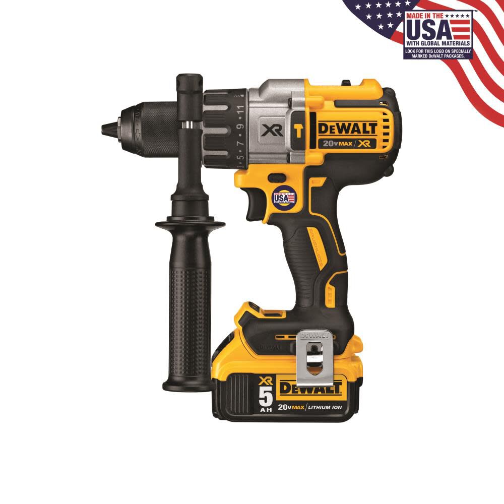 Dewalt 20v Max Xr Lithium Ion Brushless 3-Speed Hammerdrill Kit | DCD996P2 - Cable Connection & Supply