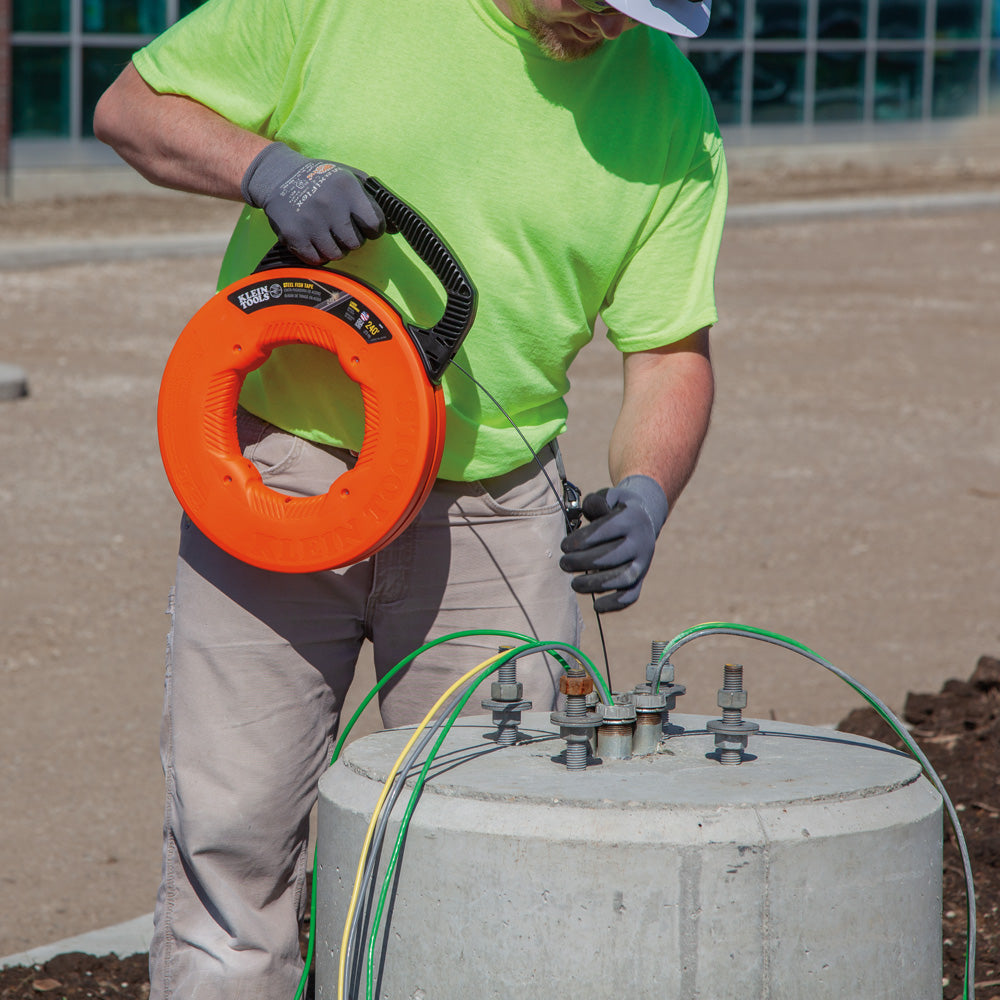 Steel Fish Tape, 1/8-Inch x 240-Foot | 56334 - Cable Connection & Supply