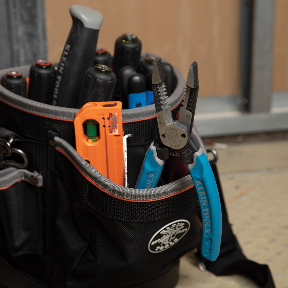 Klein-Kurve® Heavy-Duty Wire Stripper 8-20 AWG | K12035 - Cable Connection & Supply