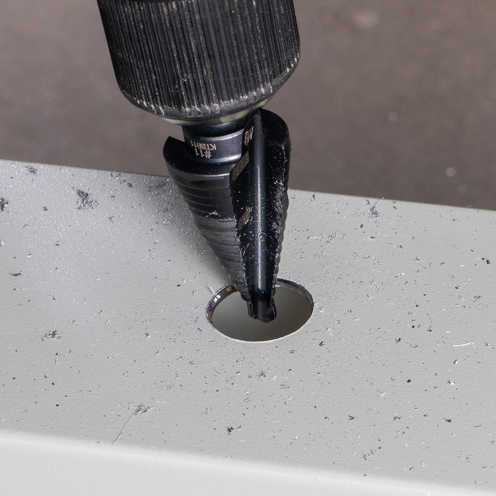 2-Step Drill Bit, 3/8-Inch Hex, Double Straight Flute, 7/8-Inch to 1-1/8-Inch | KTSB11 - Cable Connection & Supply