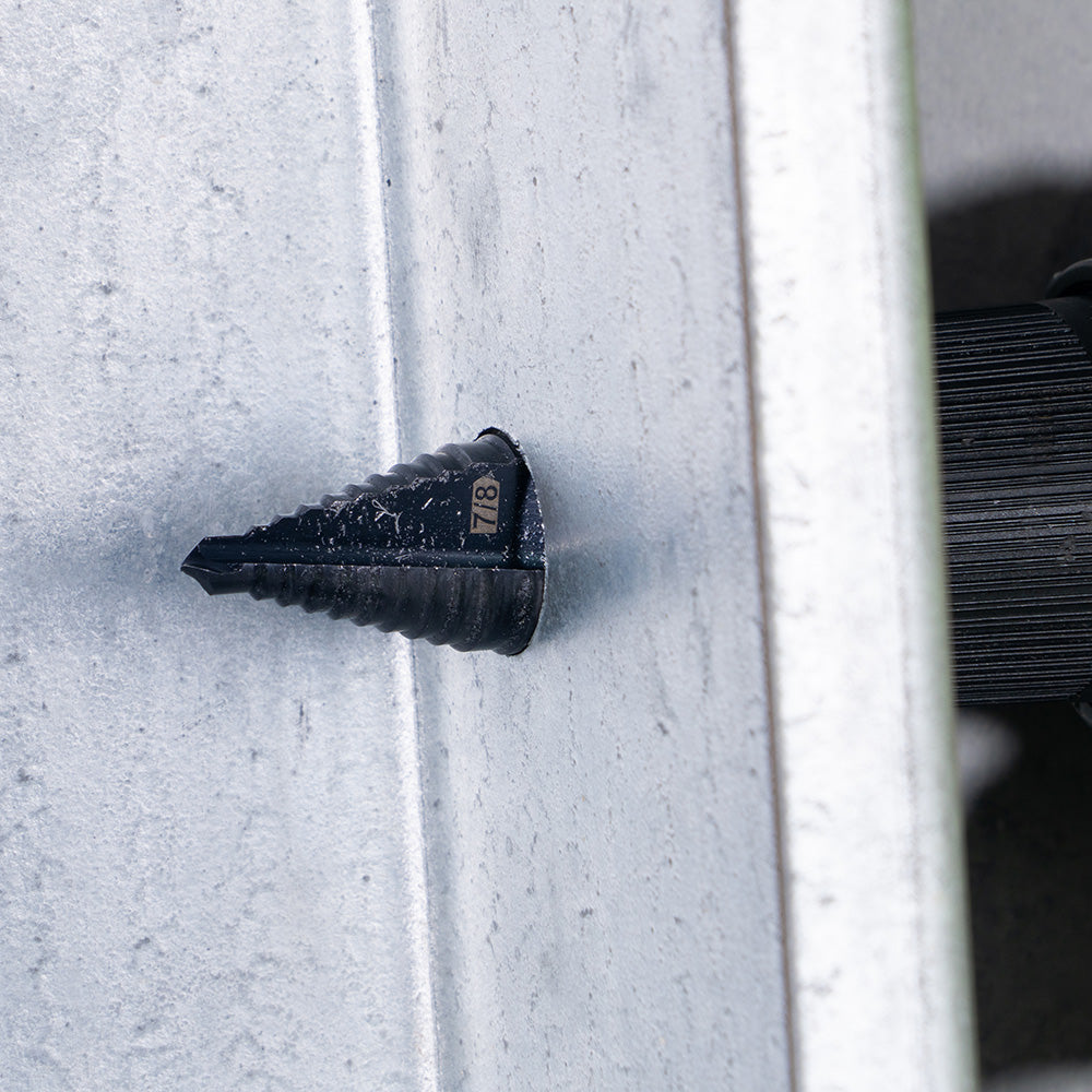 2-Step Drill Bit, 3/8-Inch Hex, Double Straight Flute, 7/8-Inch to 1-1/8-Inch | KTSB11 - Cable Connection & Supply