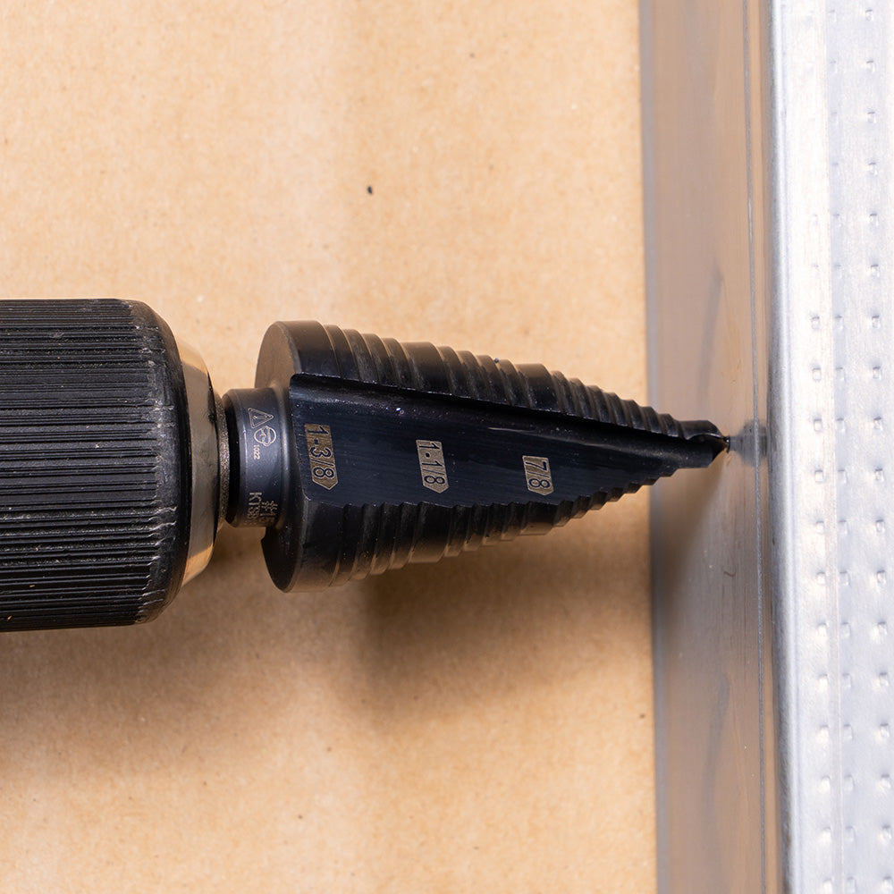 3-Step Drill Bit, 3/8-Inch Hex, Double Straight Flute, 7/8-Inch to 1-3/8-Inch | KTSB15 - Cable Connection & Supply