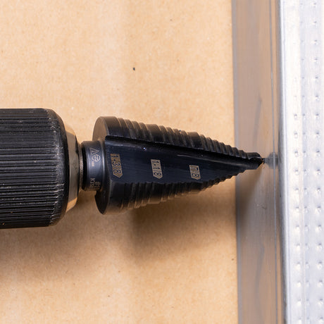 3-Step Drill Bit, 3/8-Inch Hex, Double Straight Flute, 7/8-Inch to 1-3/8-Inch | KTSB15 - Cable Connection & Supply