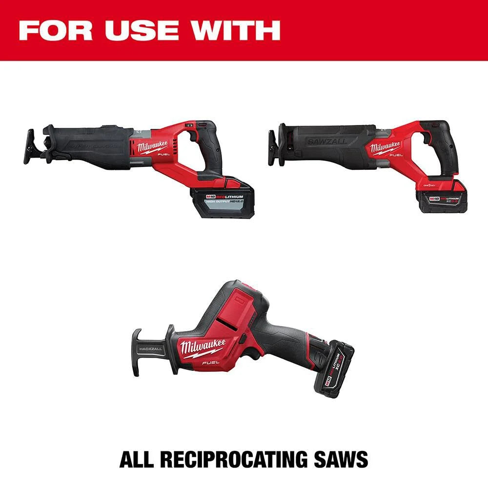 SAWZALL Demolition Wood and Metal Cutting Bi-Metal Reciprocating Blade Set (12-Piece) | 49-22-1129 - Cable Connection & Supply