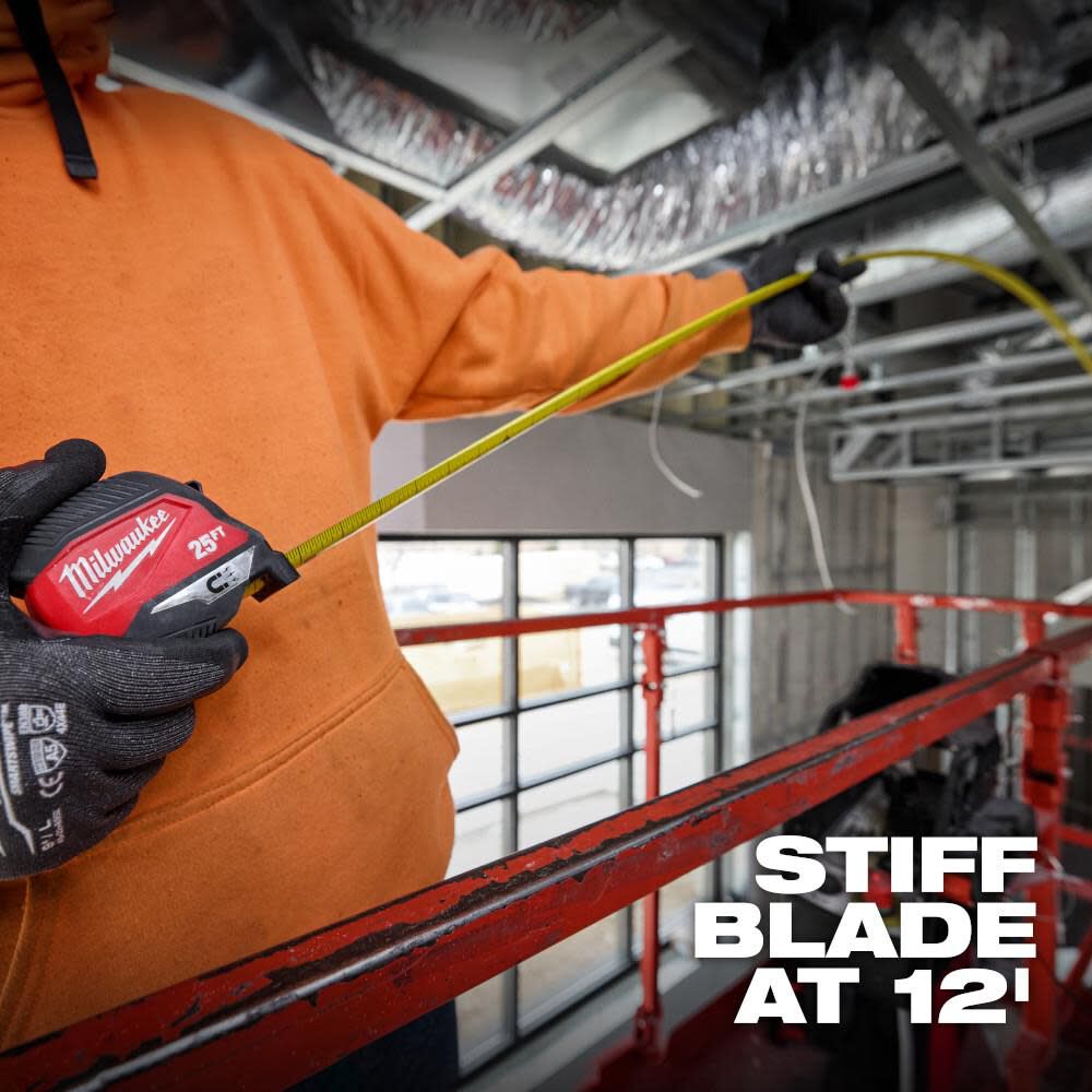 Milwaukee 25 Ft. Magnetic Tape Measure, 2 Pack | 48-22-1025MG - Cable Connection & Supply