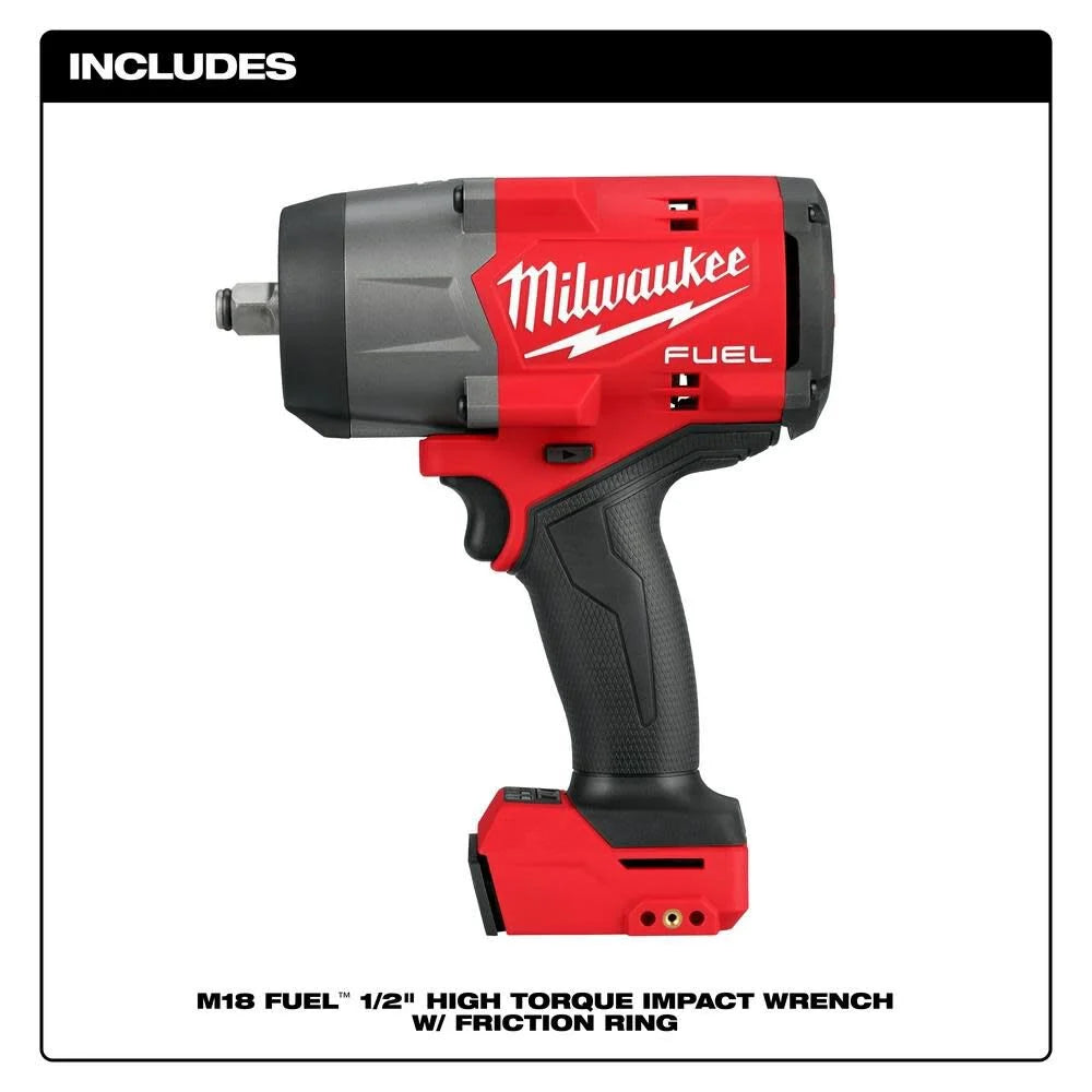 M18 FUEL 18V Lithium-Ion Brushless Cordless 1/2 in. Impact Wrench with Friction Ring (Tool-Only) | 2967-20 - Cable Connection & Supply