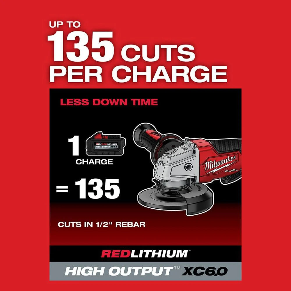 M18 FUEL 18V Lithium-Ion Brushless Cordless 4-1/2 in./5 in. Grinder w/Paddle Switch (Tool-Only) | 2880-20 - Cable Connection & Supply