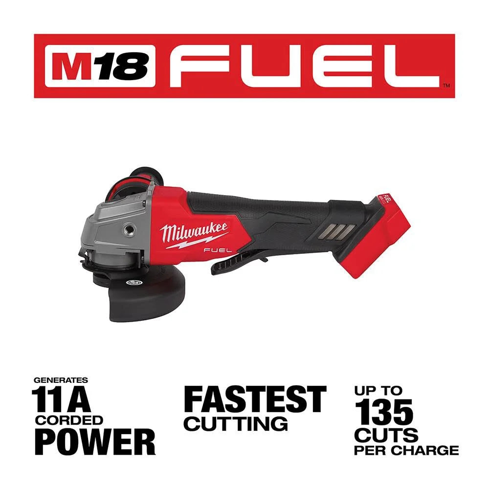 M18 FUEL 18V Lithium-Ion Brushless Cordless 4-1/2 in./5 in. Grinder w/Paddle Switch (Tool-Only) | 2880-20 - Cable Connection & Supply