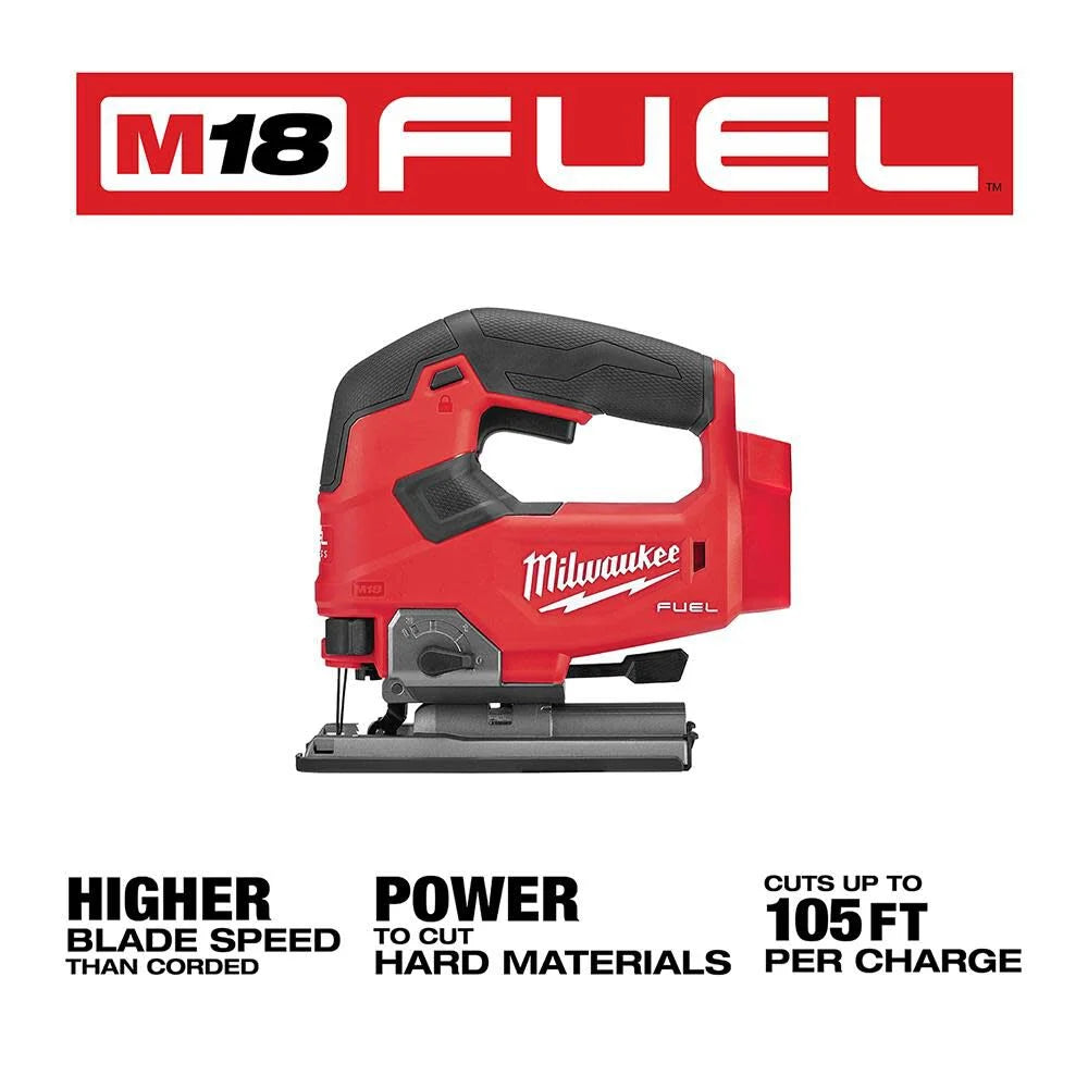 Milwaukee M18 FUEL D-handle Jig Saw (Bare Tool) | 2737-20 - Cable Connection & Supply