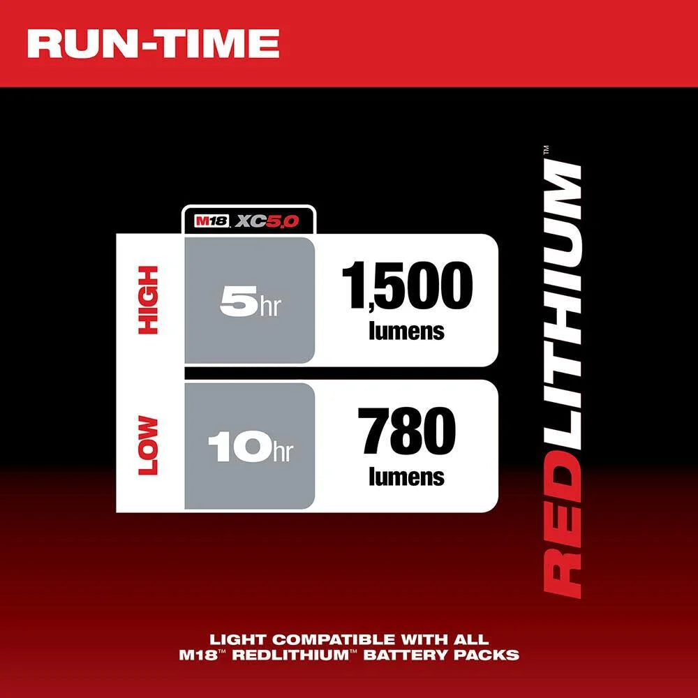 M18 ROVER 18-Volt Lithium-Ion Cordless 1500 Lumens LED Flood Light (Tool-Only) | 2361-20 - Cable Connection & Supply