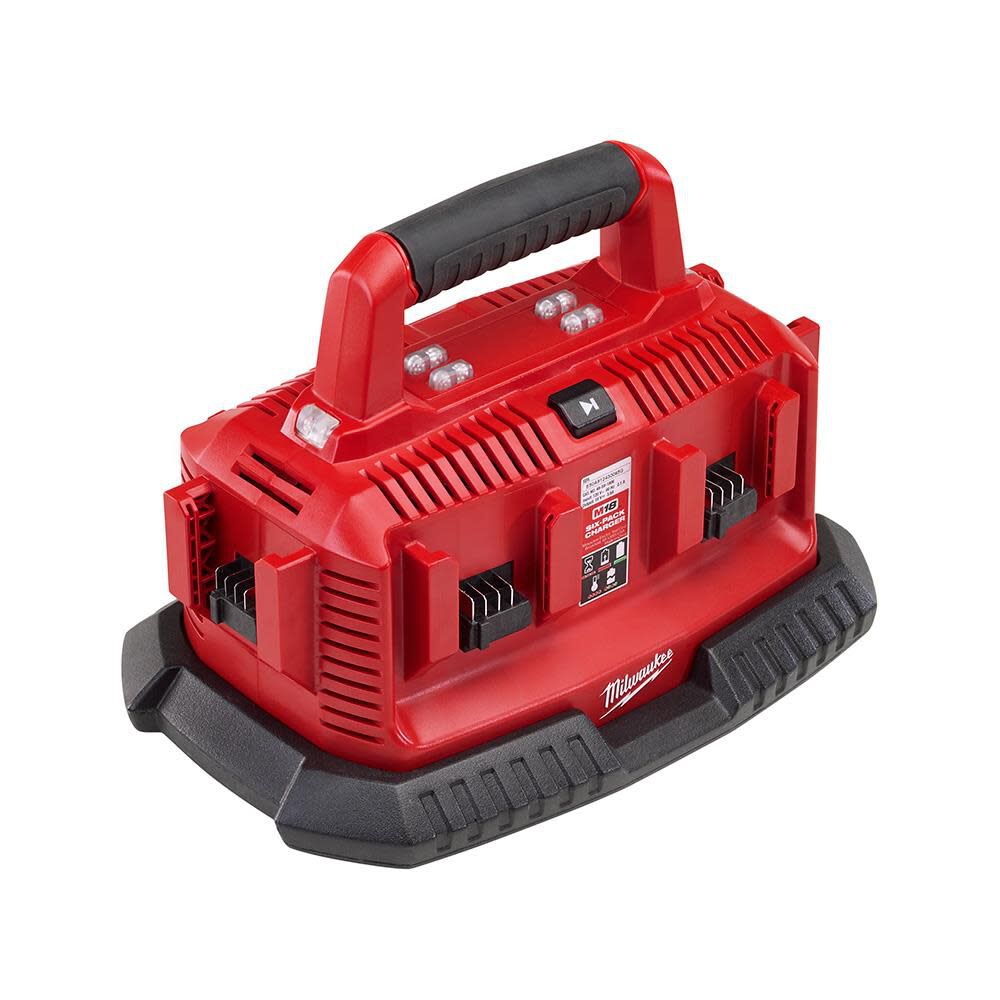 Milwaukee M18 Six-Pack Sequential Charger | 48-59-1806 - Cable Connection & Supply