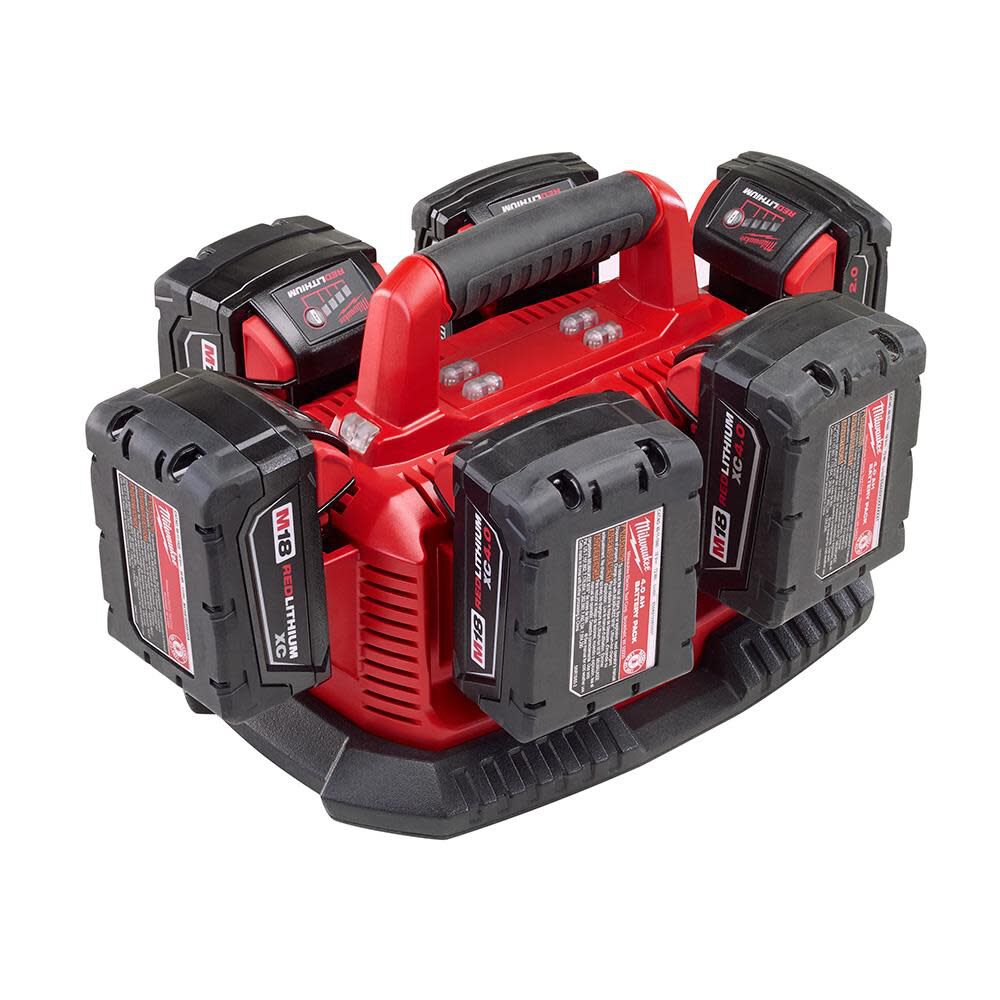 Milwaukee M18 Six-Pack Sequential Charger | 48-59-1806 - Cable Connection & Supply