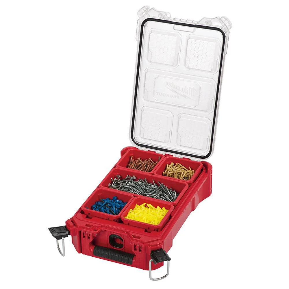 PACKOUT 5-Compartments Small Parts Organizer | 48-22-8435 - Cable Connection & Supply
