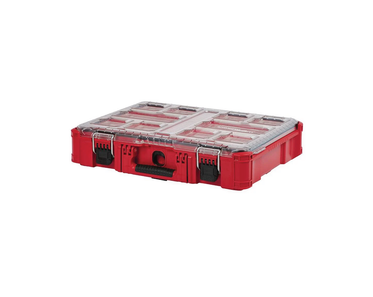PACKOUT 11-Compartment Impact Resistant Portable Small Parts Organizer | 48-22-8430 - Cable Connection & Supply