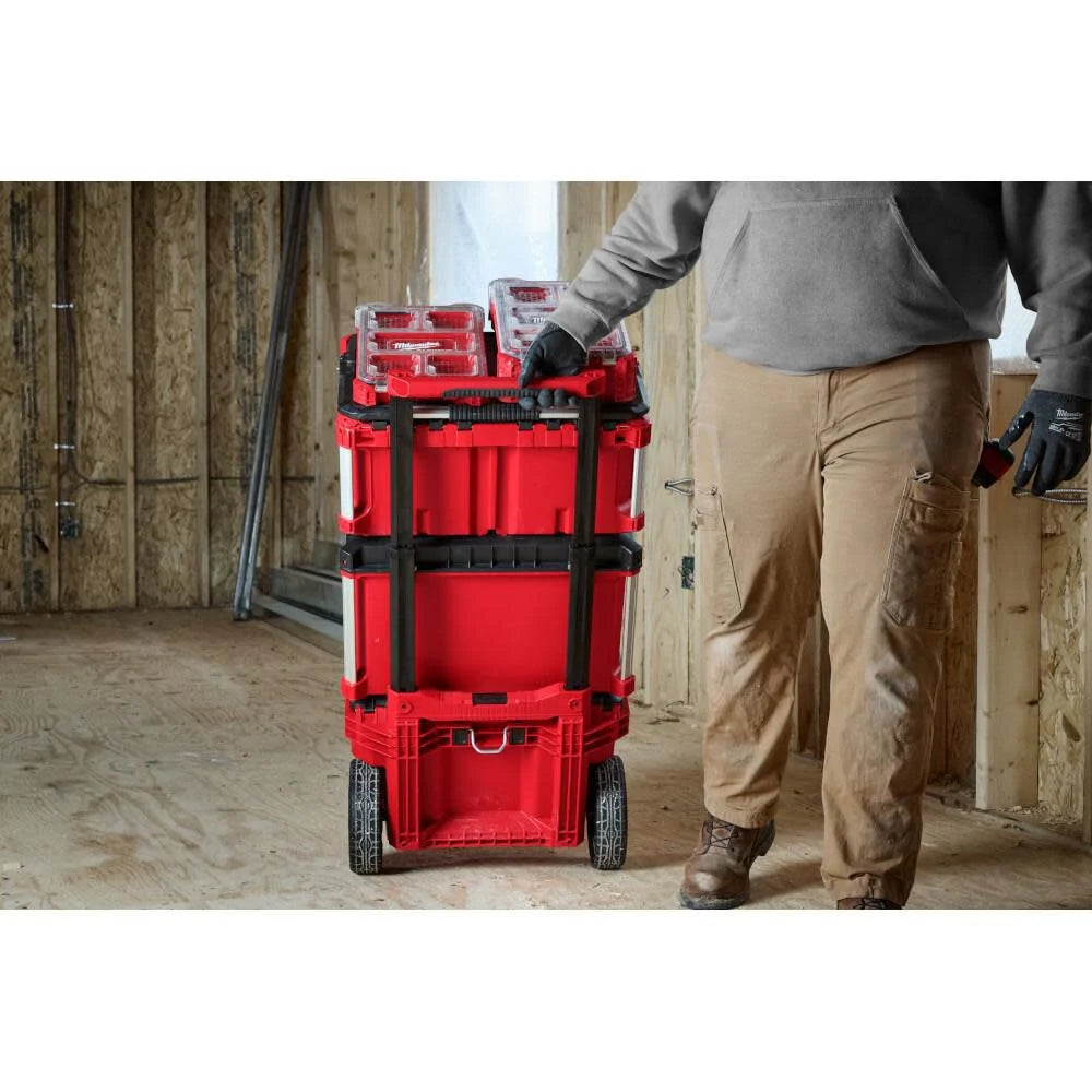 PACKOUT 22 in. Rolling Modular Tool Box LP Handle | 48-22-8427 - Cable Connection & Supply